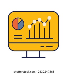 Vetor de documento de relatório, gerenciamento de projeto, apresentação de relatório. com fundo branco.