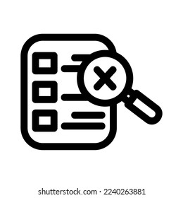 report error icon or logo isolated sign symbol vector illustration - high quality black style vector icons
