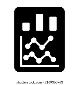 report Finance Related Vector Line Icon. Editable Stroke Pixel Perfect.