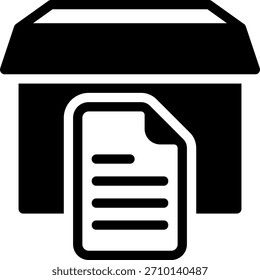 Berichtssymbol, Symbol, Illustrationsvektor