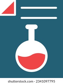 Report Glyph Two Color Icon For Personal And Commercial Use.
