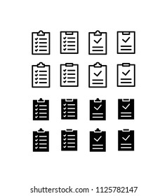 Report Icon Design Vector Symbol Clipboard