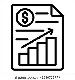 Report Icon Element For Design