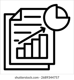 Elemento De Icono De Informe Para Diseño