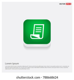 Report Icon Green Web Button