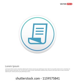 Report Icon Hexa White Background icon template - Free vector icon
