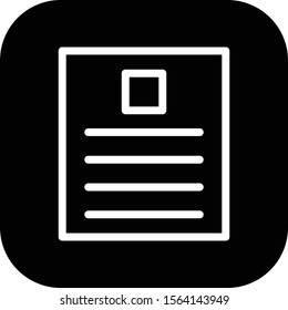 Report icon isolated on abstract background
