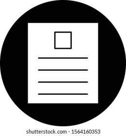 Report icon isolated on abstract background
