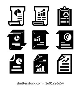 report icon isolated sign symbol vector illustration - Collection of high quality black style vector icons
