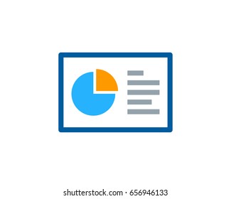 Report Icon Logo Design Element