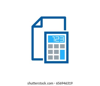 Report Icon Logo Design Element