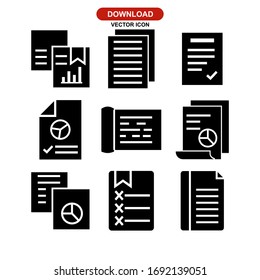 report icon or logo isolated sign symbol vector illustration - Collection of high quality black style vector icons

