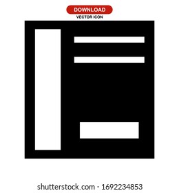 report icon or logo isolated sign symbol vector illustration - high quality black style vector icons
