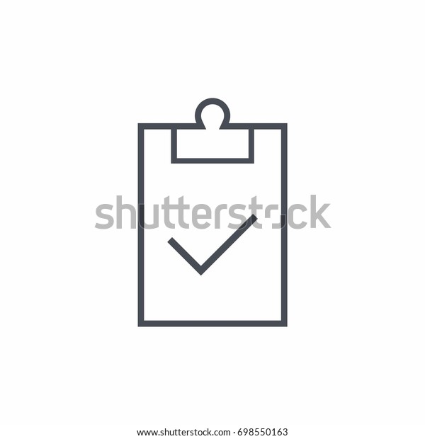 Report Icon\
on white background vector\
illustration