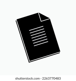 Report Icon. Papers, Document Symbol.