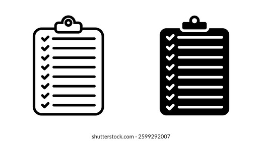 Report icon set. Flat illustration of icons on a white background