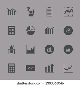 report icon set with medical report, pie chart and statistics vector illustration