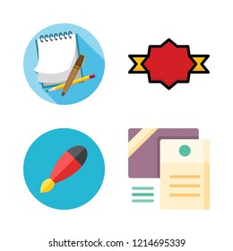 report icon set. vector set about pen, notes, documents and quality icons set.