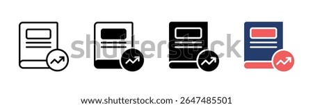 Report icon sheet multiple style collection