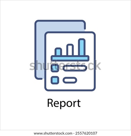 Report Icon Symbol vector graphics.