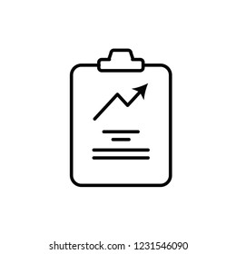 report icon vector