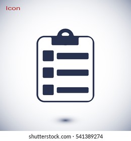 report icon, vector best flat icon, EPS