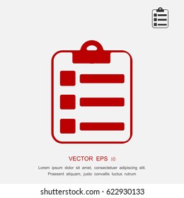 report icon, vector best flat icon, EPS