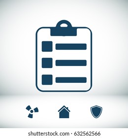 report icon, vector best flat icon, EPS