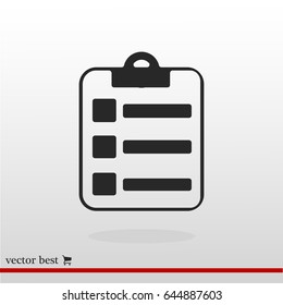 report icon, vector best flat icon, EPS