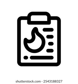 report icon. vector line icon for your website, mobile, presentation, and logo design.