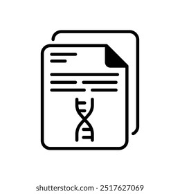 Icono de informe Vector ilustración de stock