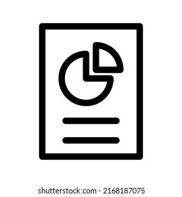 Report Icon Vector Symbol Design Illustration