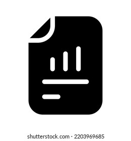 Report Icon Vector Symbol Design Illustration