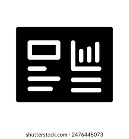 Report Icon Vector Symbol Design Illustration