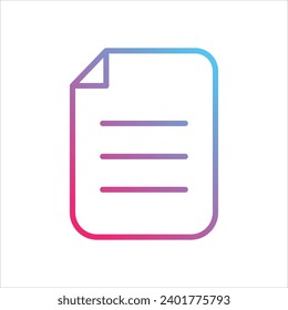 Report  icon with white background vector