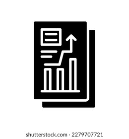 icono de informe para tu diseño de sitio web, logotipo, aplicación, interfaz de usuario.