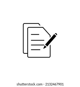 símbolo de iconos de informe elementos vectores para web infográfica