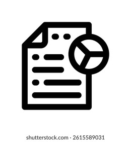 report line icon. Clean and minimalist vector icon for websites, mobile apps, presentations, and logos. Fully scalable and customizable for any project.