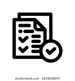 ícone da linha do relatório. Ícone de vetor limpo e minimalista para sites, aplicativos móveis, apresentações e logotipos. Totalmente dimensionável e personalizável para qualquer projeto.