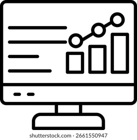 Report Line vector Icon Design