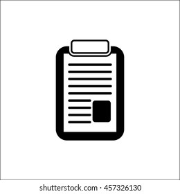report list on white background