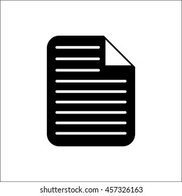 report list on white background