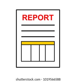 Report Logo Icon Symbol Vector Stock Vector (Royalty Free) 1019566588 ...