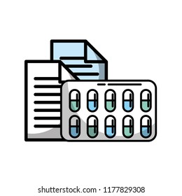 report of medical documents and packaging capsule