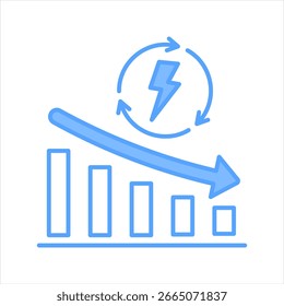 Report Outline Icon Vector Illustration
