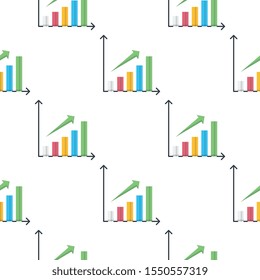 Report seamless pattern design, Repeat textile design. Fabric print.