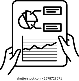 report seo business search file document chart graph 8512