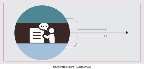 Icono de archivo de texto de informe en círculo redondeado con flecha de línea de circuito.  Signo de contabilidad. Auditoría y análisis, documento, símbolo del plan. Resultado de la evaluación de la firma de la factura de facturación Calidad Premium Moda aislada