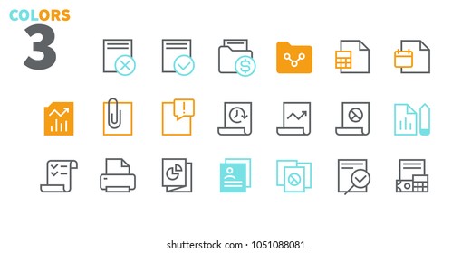 Report UI Pixel Perfect Well-crafted Vector Thin Line Icons 48x48 Ready for 24x24 Grid for Web Graphics and Apps. Simple Minimal Pictogram Part 3-3