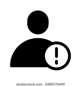 Report User Icon Vector Symbol Design Illustration